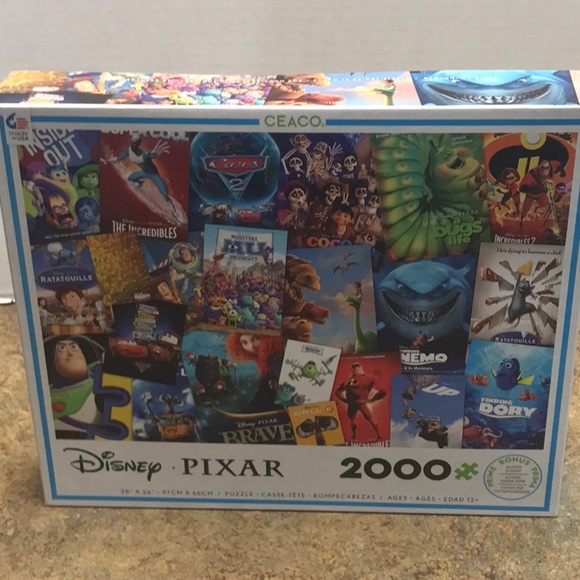 Disney Pixar 2000 piece puzzle - Picture 1 of 4